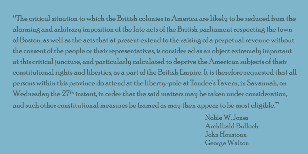 Call to the Provincial Congress